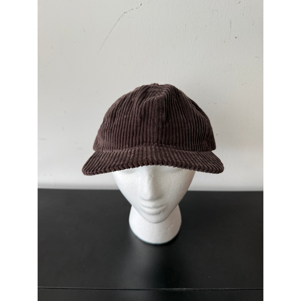 Big Bud Press Espresso Brown Corduroy Baseball Cap Hat Made in USA Adjustable